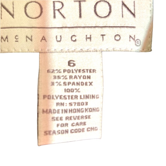 Hip women’s blazer Norton McNaughton size 6 zip from and pockets #c10 - Picture 5 of 12